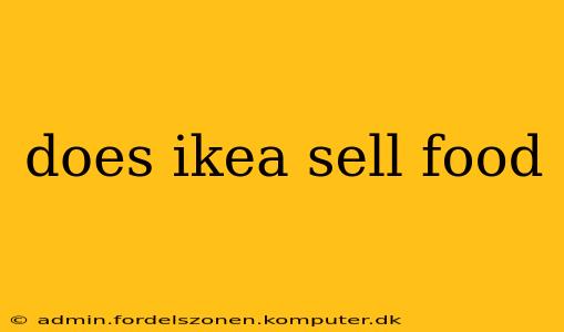 does ikea sell food