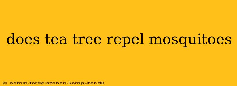does tea tree repel mosquitoes