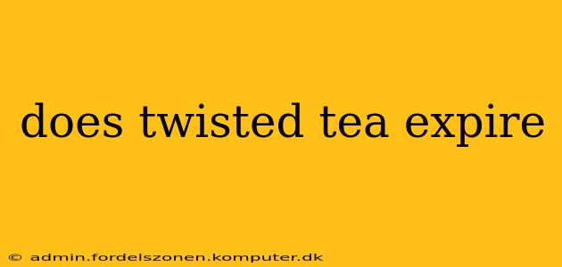does twisted tea expire