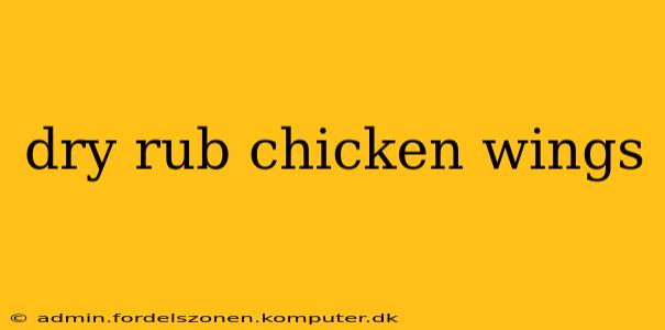 dry rub chicken wings