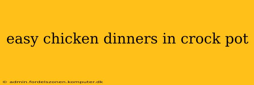 easy chicken dinners in crock pot