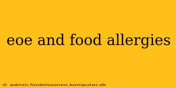 eoe and food allergies