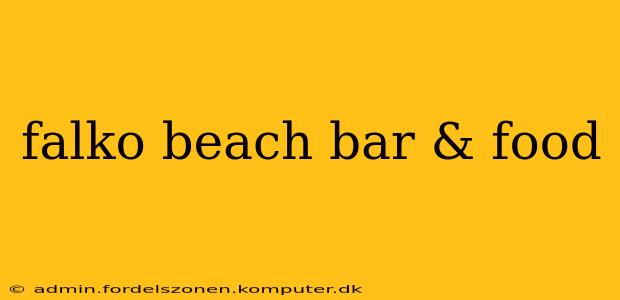 falko beach bar & food