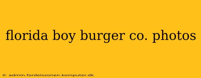 florida boy burger co. photos