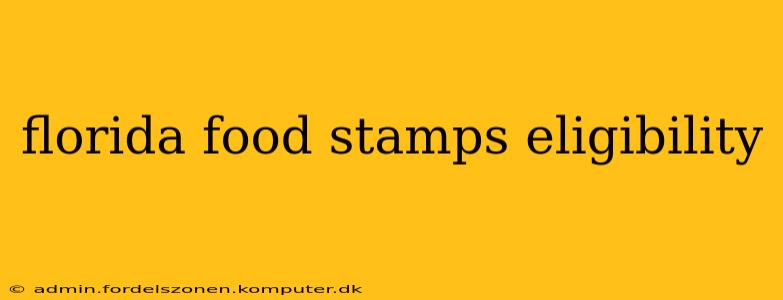 florida food stamps eligibility