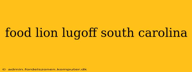 food lion lugoff south carolina