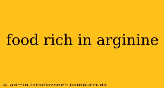 food rich in arginine