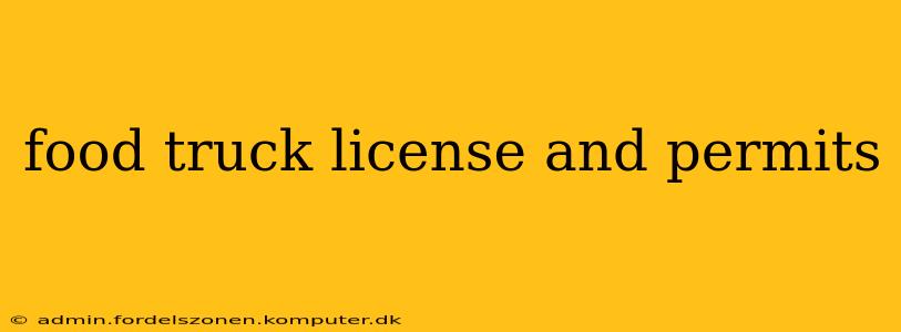 food truck license and permits