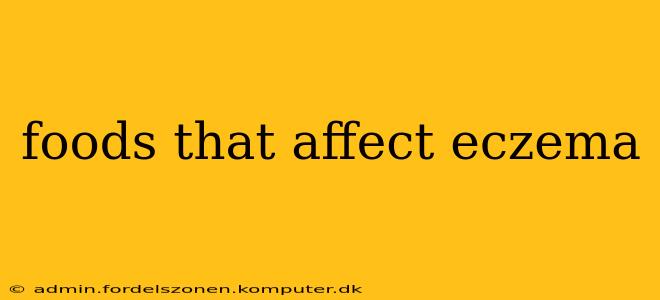 foods that affect eczema
