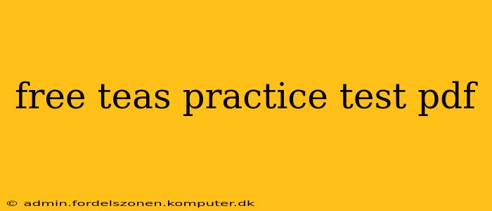 free teas practice test pdf