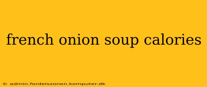 french onion soup calories