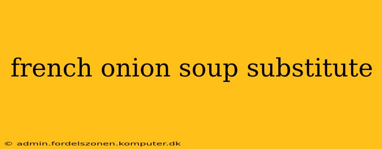 french onion soup substitute