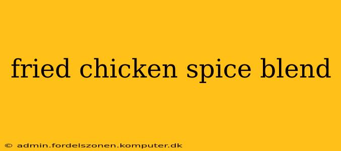 fried chicken spice blend