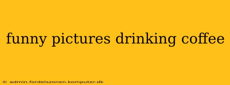 funny pictures drinking coffee