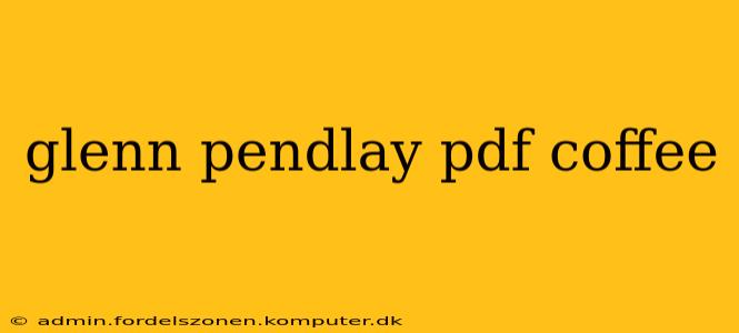 glenn pendlay pdf coffee