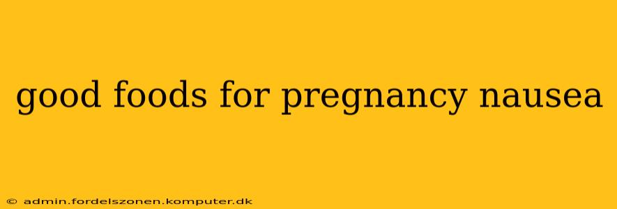 good foods for pregnancy nausea