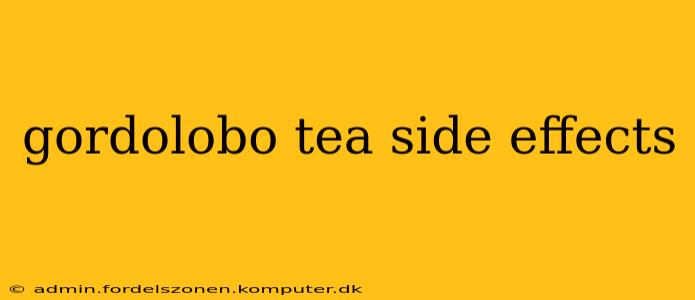 gordolobo tea side effects