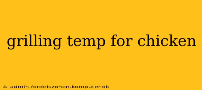 grilling temp for chicken