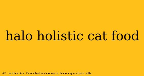 halo holistic cat food