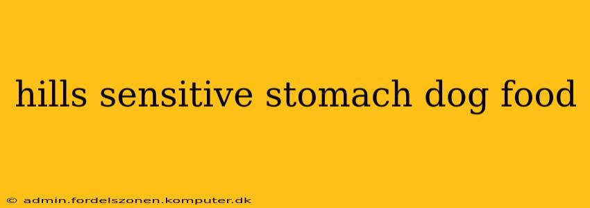 hills sensitive stomach dog food