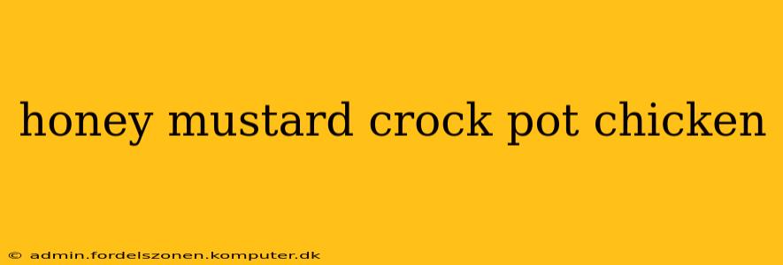 honey mustard crock pot chicken