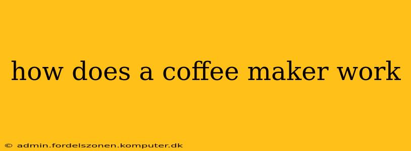 how does a coffee maker work