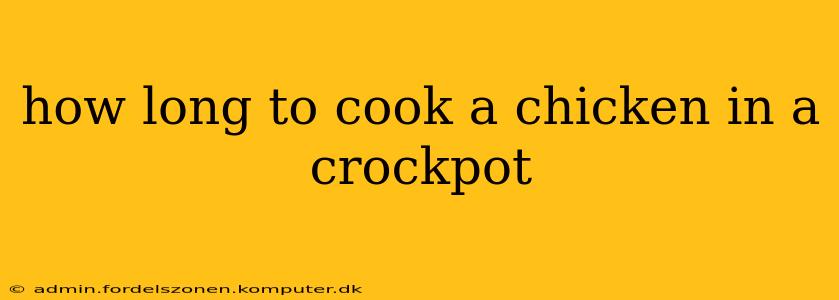 how long to cook a chicken in a crockpot