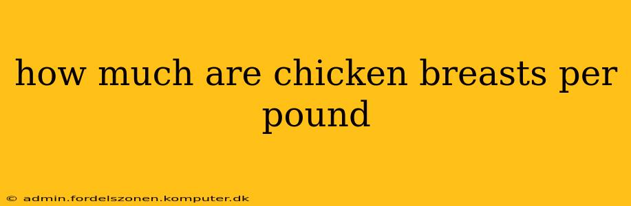 how much are chicken breasts per pound