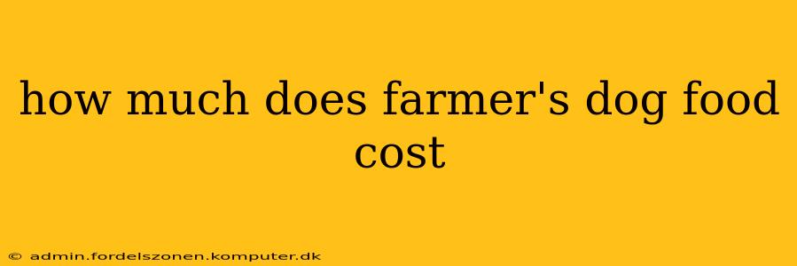 how much does farmer's dog food cost