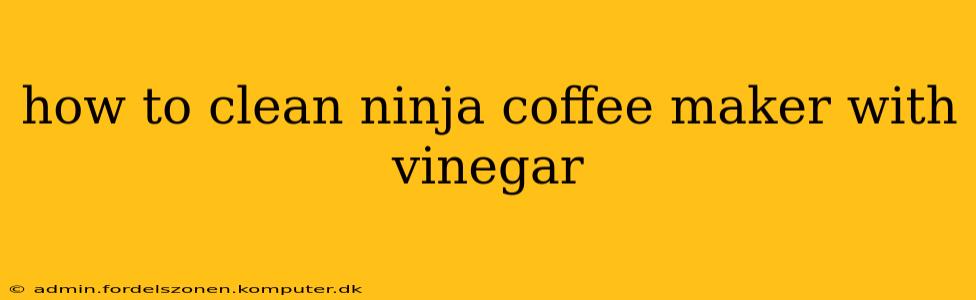 how to clean ninja coffee maker with vinegar