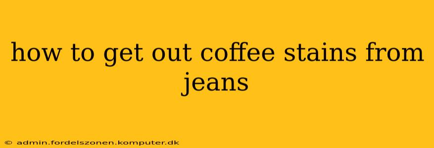 how to get out coffee stains from jeans