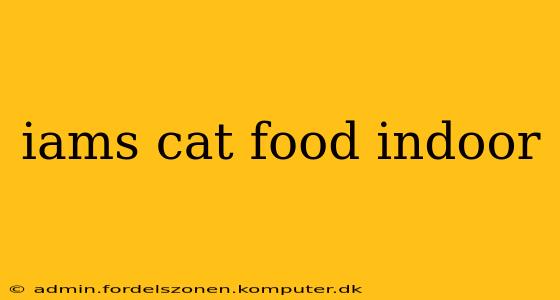 iams cat food indoor
