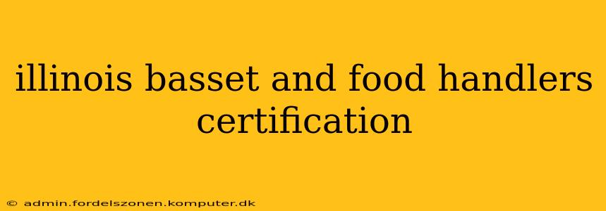 illinois basset and food handlers certification