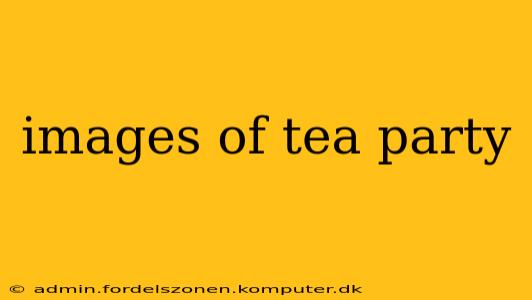 images of tea party