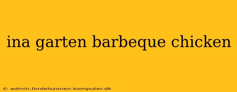 ina garten barbeque chicken