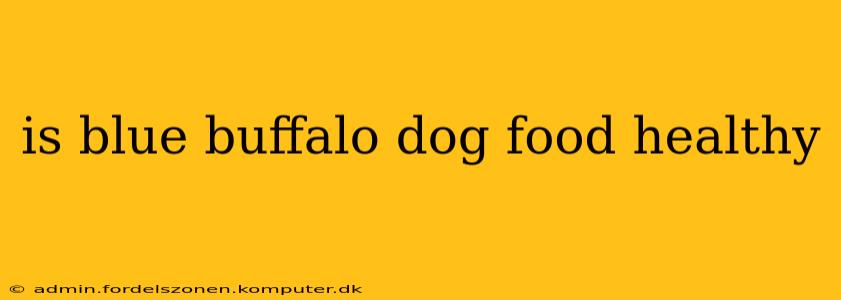 is blue buffalo dog food healthy