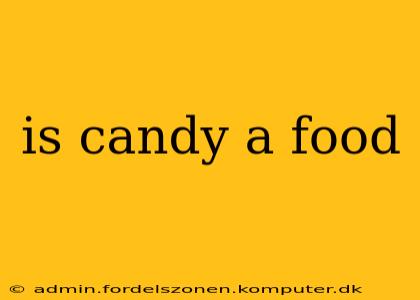is candy a food