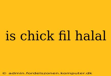 is chick fil halal
