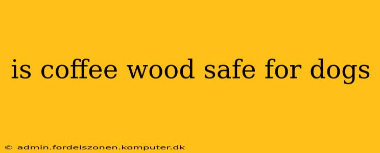 is coffee wood safe for dogs