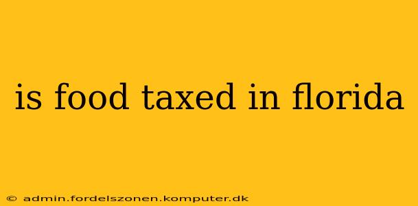is food taxed in florida