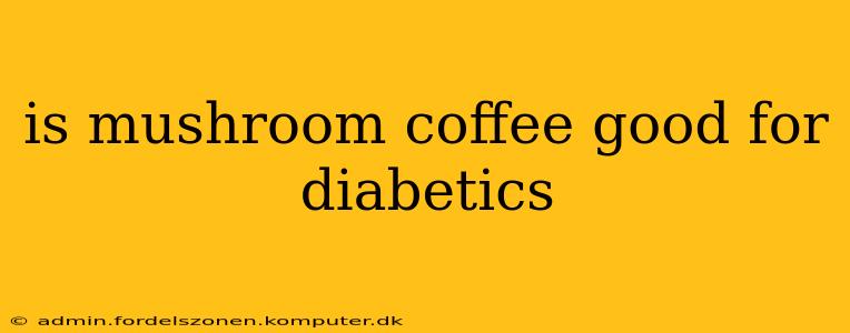 is mushroom coffee good for diabetics