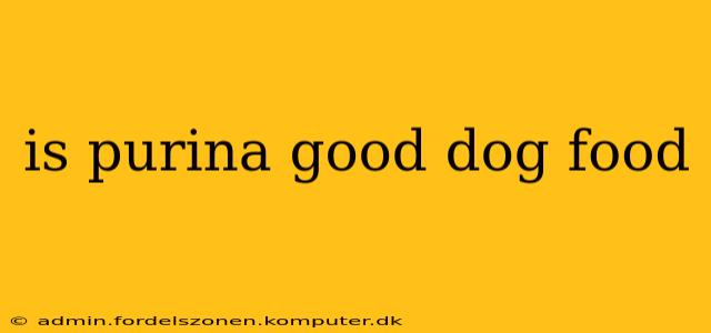 is purina good dog food