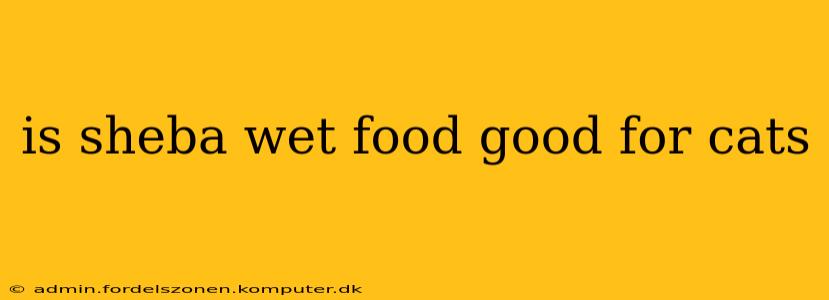 is sheba wet food good for cats