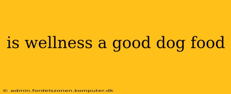 is wellness a good dog food