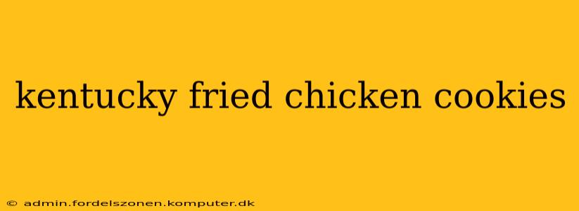 kentucky fried chicken cookies
