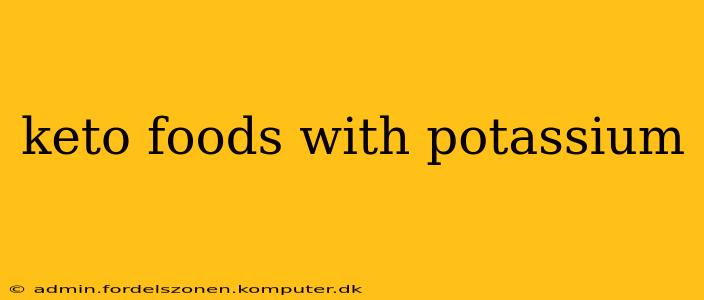 keto foods with potassium