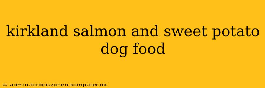 kirkland salmon and sweet potato dog food
