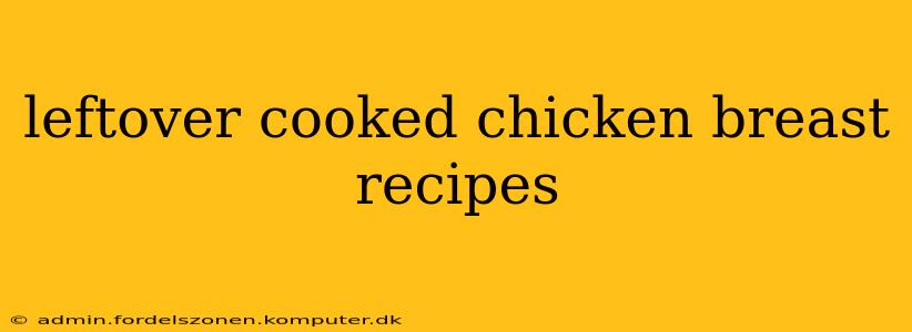 leftover cooked chicken breast recipes