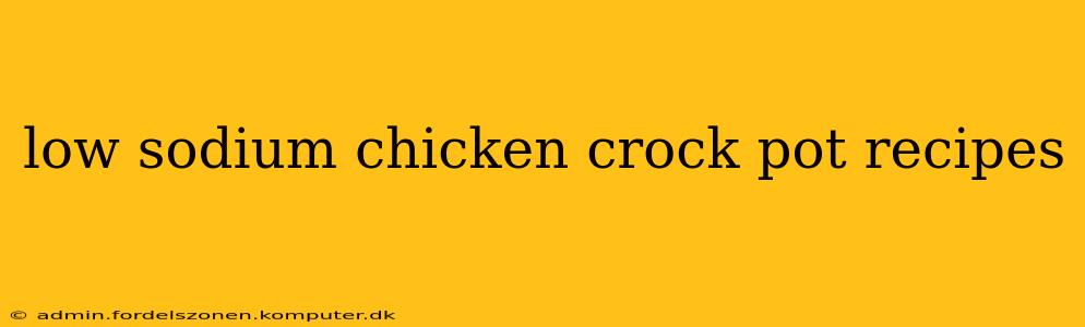 low sodium chicken crock pot recipes