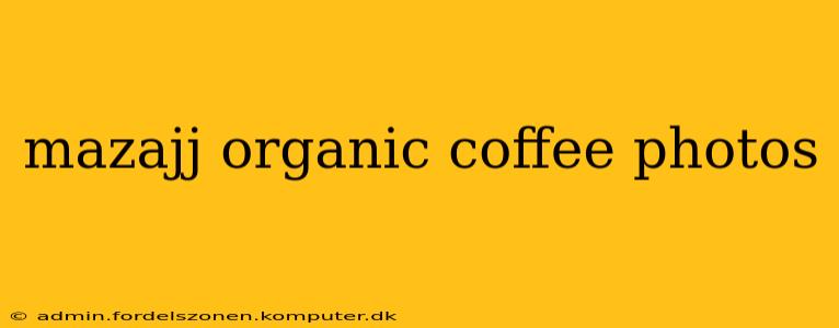mazajj organic coffee photos